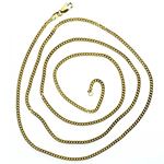 10K YELLOW Gold SOLID ITALY CUBAN Chain - 24 Inches Long 2MM Wide 2