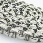 Mens 316L Stainless steel franco box ball wheat curb popcorn rope fancy chain rolo link chain 2