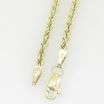 10K Yellow Gold rope chain GC17 4