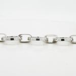 Sterling silver greek key round link bracelet SB106 7.25 inches long and 13mm wide 4