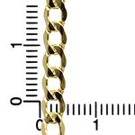 10K YELLOW Gold HOLLOW ITALY CUBAN Chain - 24 Inches Long 4.3MM Wide 4
