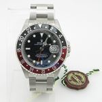 "Rolex GMT Master II Black Dial """"Coca Cola"""" Bezel Automatic Mens Watch 2"