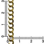 14K YELLOW Gold SOLID ITALY CUBAN Chain - 20 Inches Long 4.5MM Wide 4