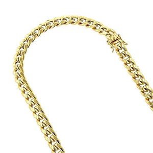 IcedTime 14K YELLOW Gold HOLLOW ROUND BOX Chain 24 inch Long 1.7MM Wide 