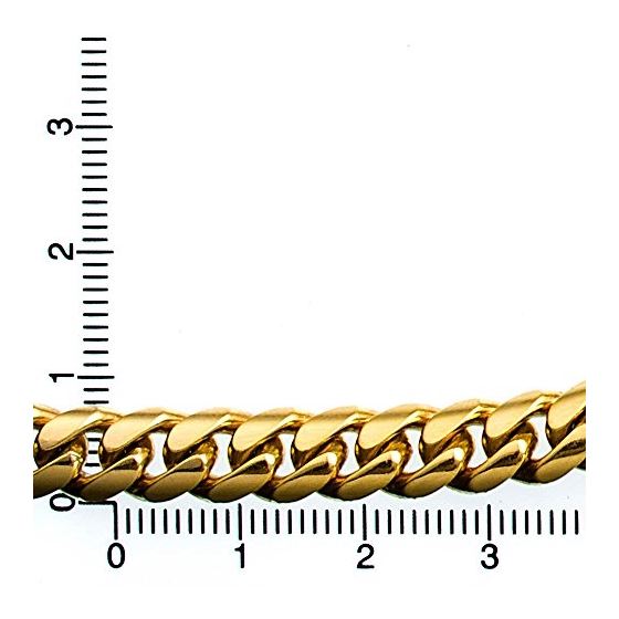 "14K YELLOW Gold MIAMI CUBAN SOLID CHAIN - 26"" Long 7.7X3MM Wide 4"