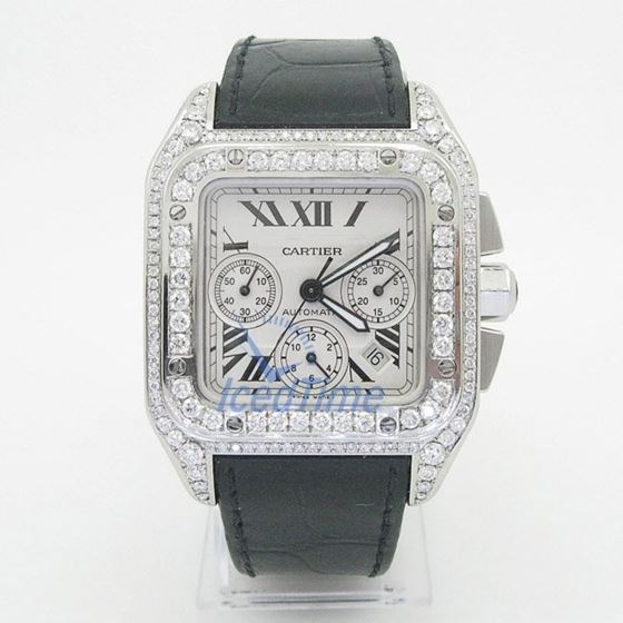 Cartier Santos 100 Mens Watch W20073X8 2