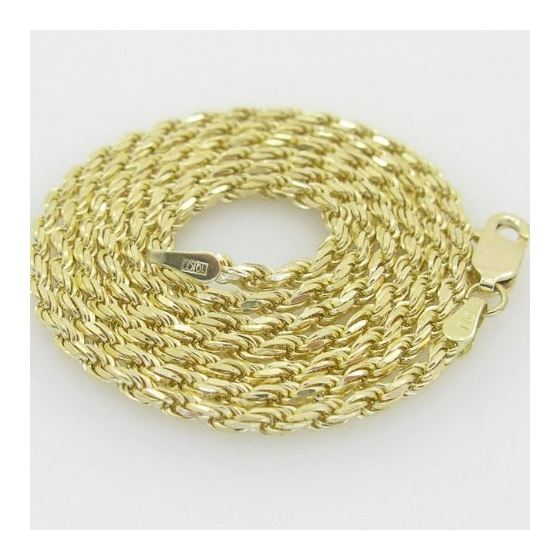 10K Yellow Gold rope chain GC7 2