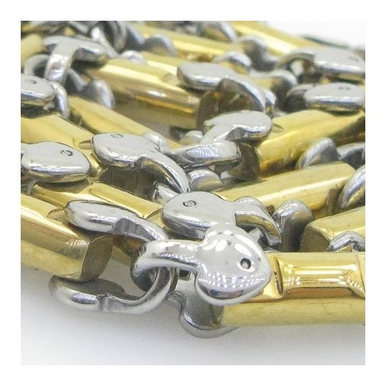 Mens 316L Stainless steel franco box ball wheat curb popcorn rope fancy hand made link chain BDC4 2