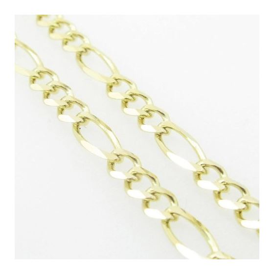 Mens Yellow-Gold Figaro Link Chain Length - 22 inches Width - 5mm 4