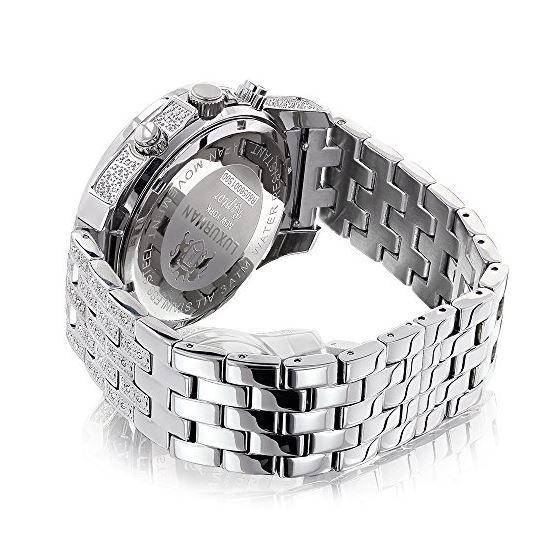 Raptor Iced Out Mens Diamond Bezel Band And Watc-2