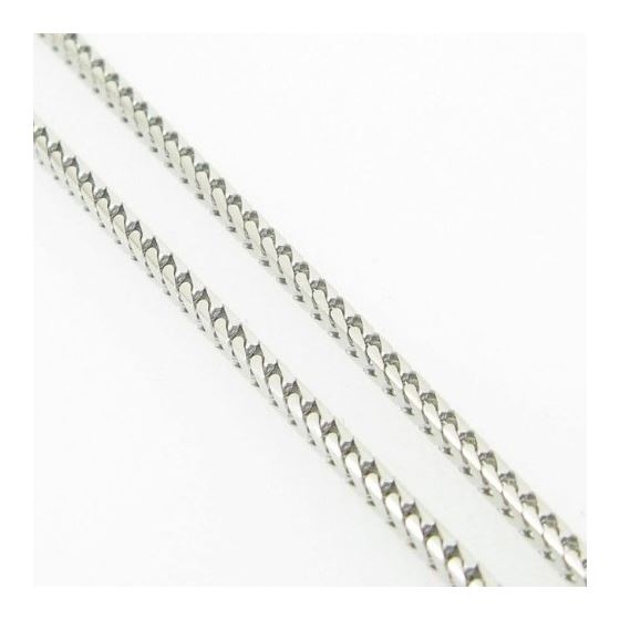 Mens White-Gold Franco Link Chain Length - 22 inches Width - 1.5mm 4