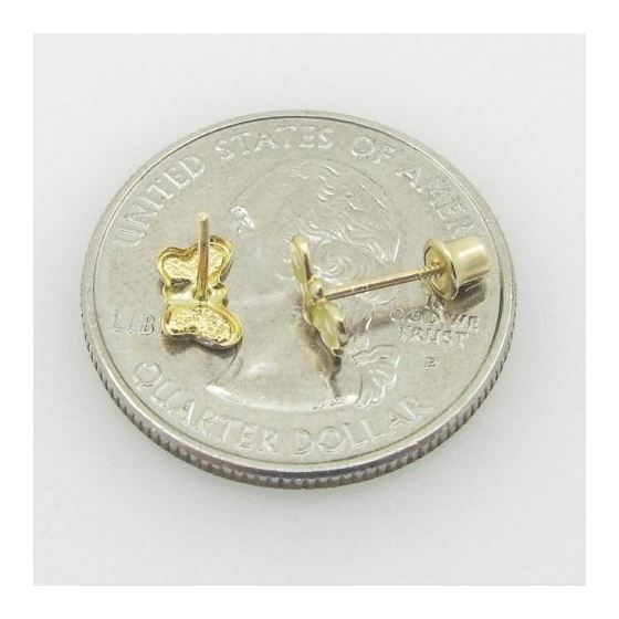 "14K Gold Earrings heart star flower dolphin penguin for Childeren