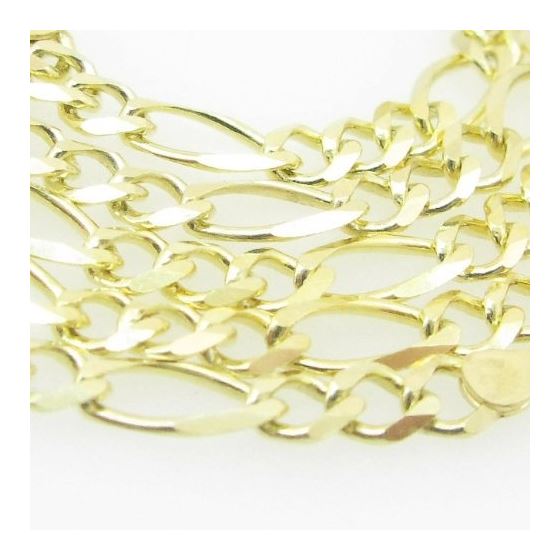 Mens Yellow-Gold Figaro Link Chain Length - 20 inches Width - 3.5mm 2