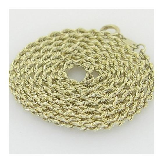 10K Yellow Gold rope chain GC18 2