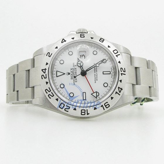 Rolex Explorer II White Index Dial Oyster Bracelet Mens Watch 4