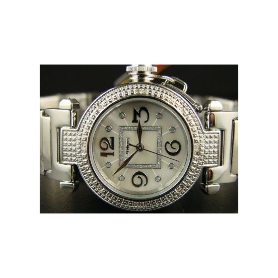 New Ladies Genuine 12 Diamond Watch MJ-1049-2