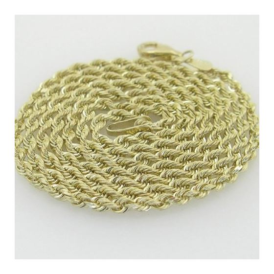 10K Yellow Gold rope chain GC16 2