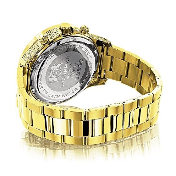 Large Diamond Bezel Watch By 2.3Ctw Of Diamonds-2