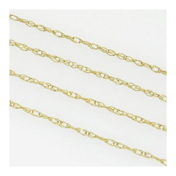 10K Yellow Gold double cable chain GC26 2