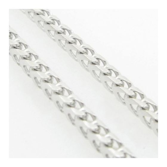 Mens .925 Italian Sterling Silver Franco Link Chain Length - 30 inches Width - 2.5mm 4