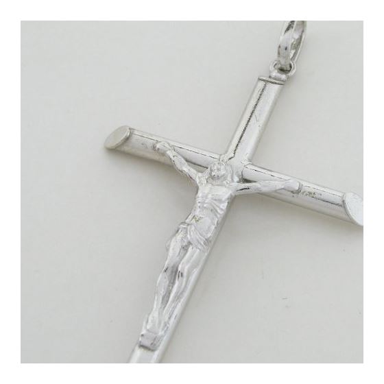 Jesus cut crucifix cross pendant SB34 33mm tall and 19mm wide 2