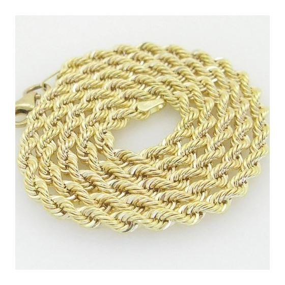 10K Yellow Gold rope chain GC11 2