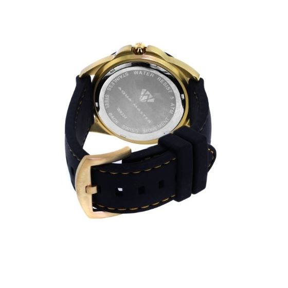 Unisex Black Dial Black/Gold Tone Case 0.24Ct Di-2