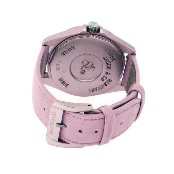 Jacob Co. Unisex Swiss 40MM Pink Duralumin Case-4