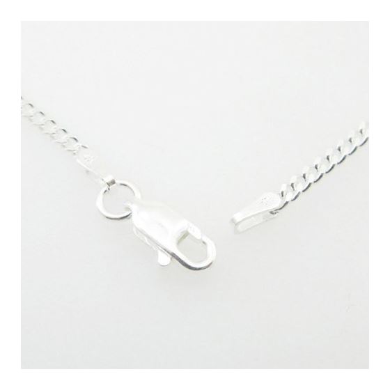 Mens 925 Sterling Silver curb chain franco cuban miami rope charm mariner fancy Curb link Chain 4