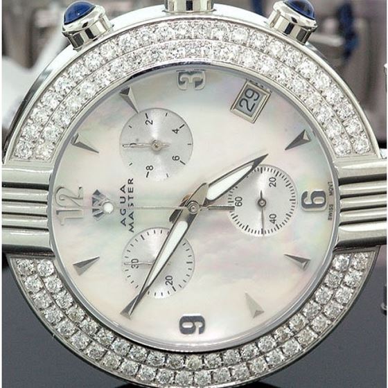 Unisex Aqua Master Diamond Watch 3.25 ct w-93b 2