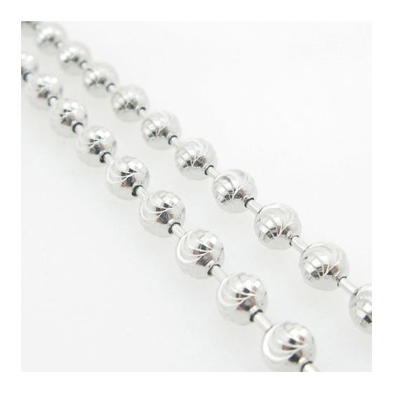 Mens .925 Italian Sterling Silver Moon Cut Link Chain Length - 36 inches Width - 5mm 4