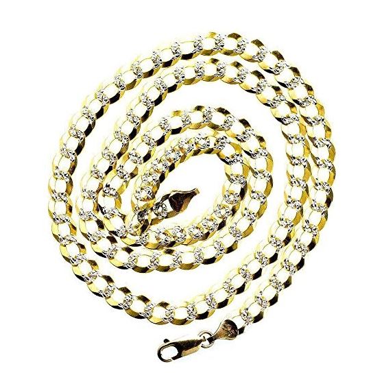 10K Diamond Cut Gold SOLID ITALY CUBAN Chain - 26 Inches Long 6.8MM Wide 2