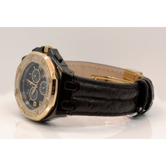 Aqua Master Royal Oak Royal Oak Mens Diamond Watch 1.50ctw W325 2