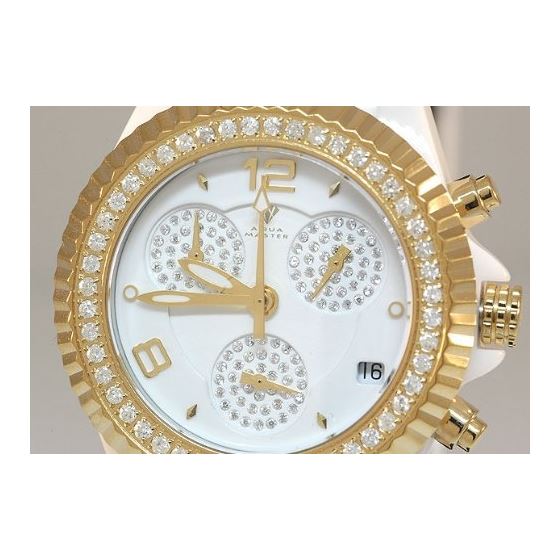Women's Ceramic Diamond Watch-2