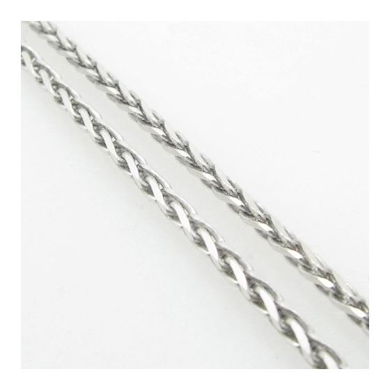 Mens .925 Italian Sterling Silver Wheat Link Chain Length - 30 inches Width - 2.5mm 4