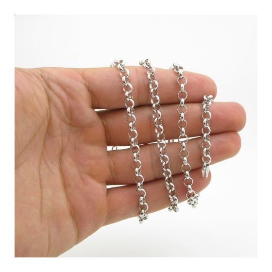 925 Sterling Silver Italian Chain 24 inches long and 5mm wide GSC20 4