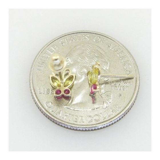 "14K Gold Earrings heart star flower dolphin penguin for Childeren