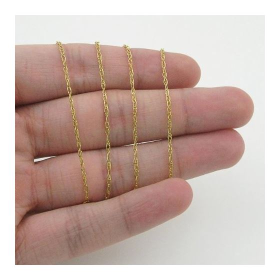 10K Yellow Gold double cable chain GC26 4