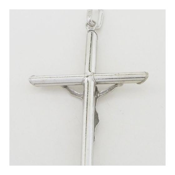 Jesus cut crucifix cross pendant SB34 33mm tall and 19mm wide 4