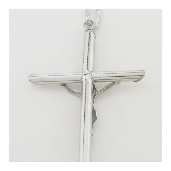 Jesus cut crucifix cross pendant SB33 46mm tall and 21mm wide 4