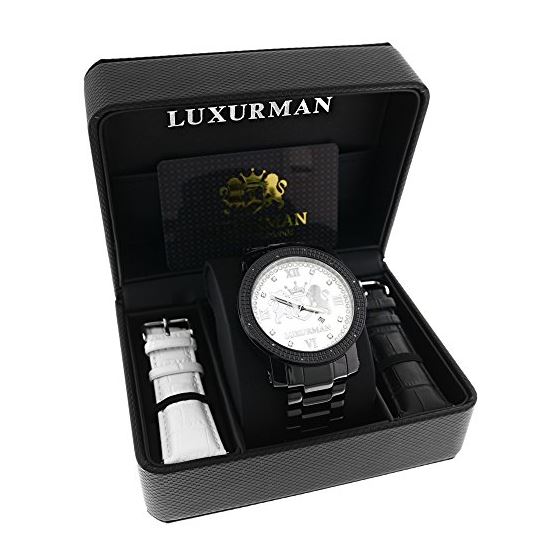 Designer Large Watches: Phantom Black Diamond Wa-4
