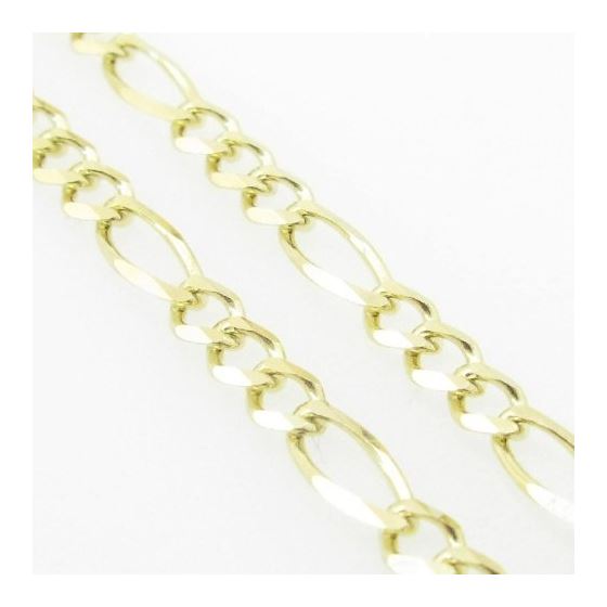 Mens Yellow-Gold Figaro Link Chain Length - 18 inches Width - 3.5mm 4