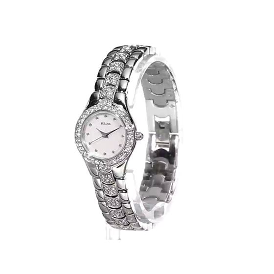 Women's 96T14 Crystal Watch-4