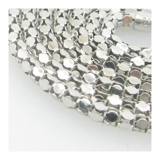 Ladies .925 Italian Sterling Silver Popcorn Link Chain Length - 20 inches Width - 2.5mm 2