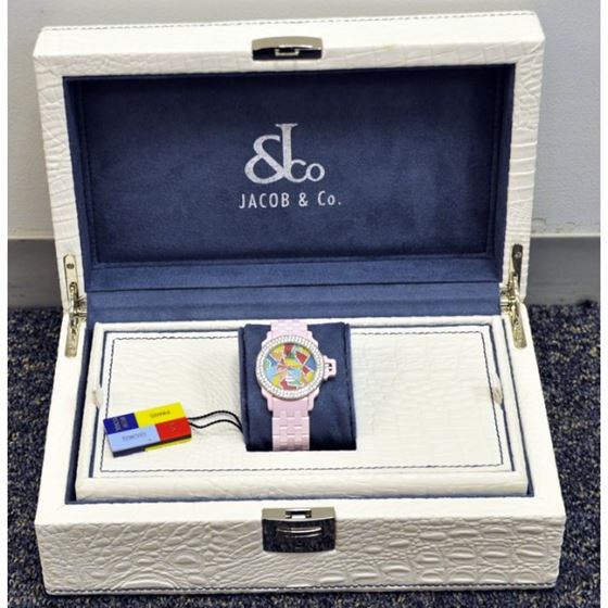Jacob Co Ceramic Womens Diamond Watch JCS5 4