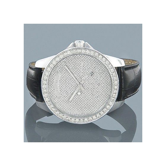 Iced Out Watches: Mens Diamond Watch 2Ct-4