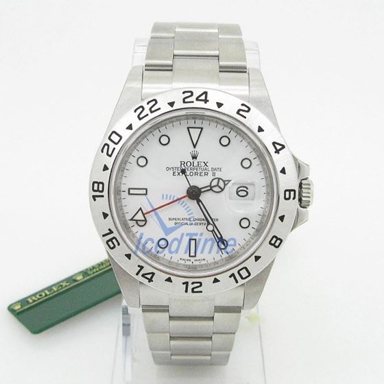 Rolex Explorer II White Index Dial Oyster Bracelet Mens Watch 2