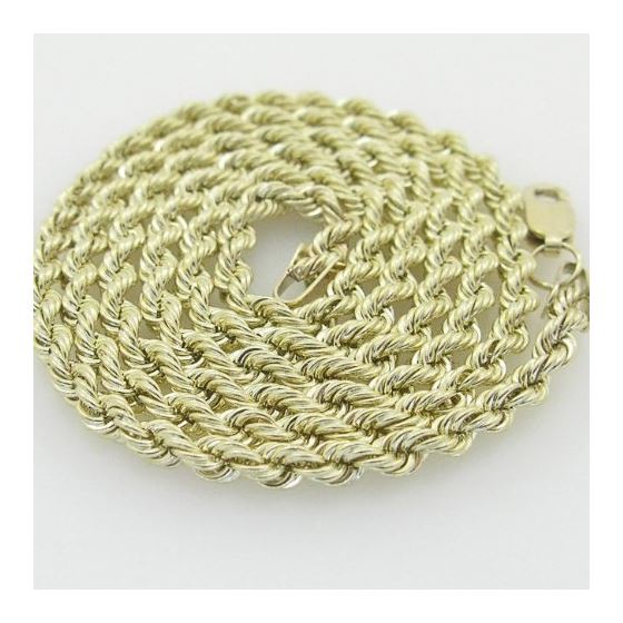 10K Yellow Gold rope chain GC17 2