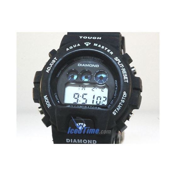 Aqua Master Shock Digital Watch Black 2