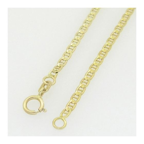 10K Yellow Gold mariner flat chain GC91 4